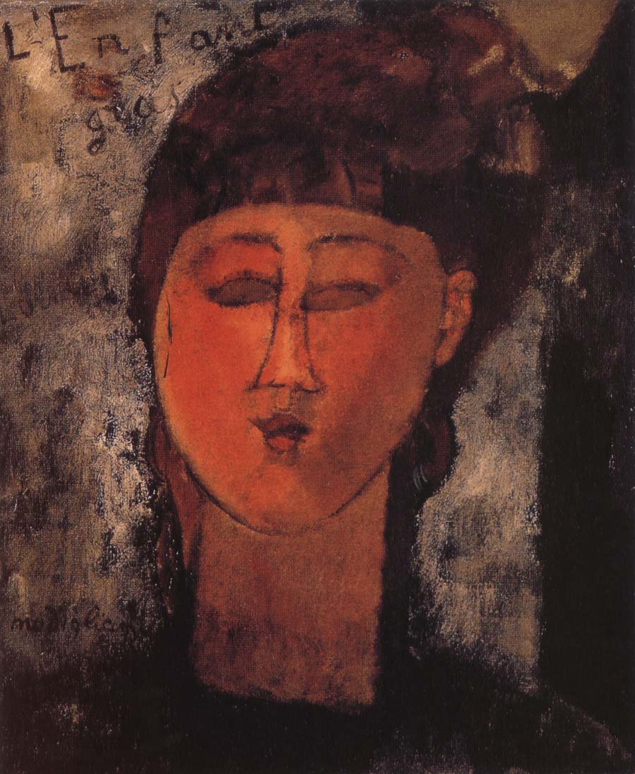 Amedeo Modigliani Girl with Braids